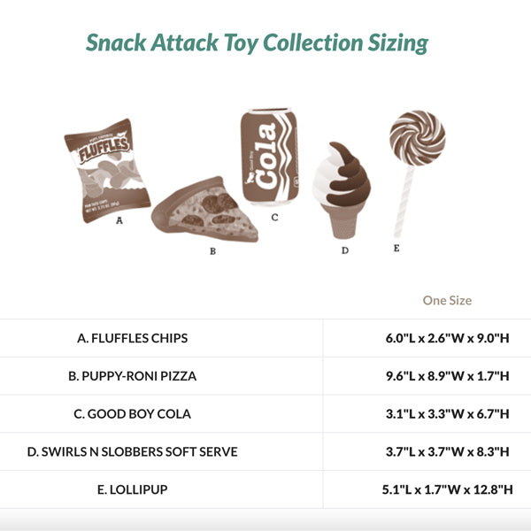 Snack Attack Pet Toys