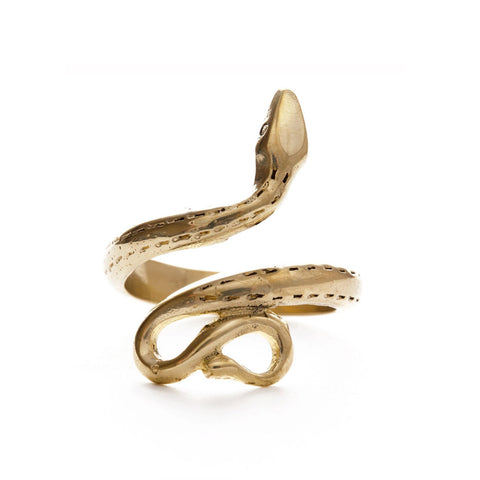Golden Serpent Ring