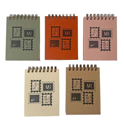 Detroit City Stamp Mini Jotter Notebook