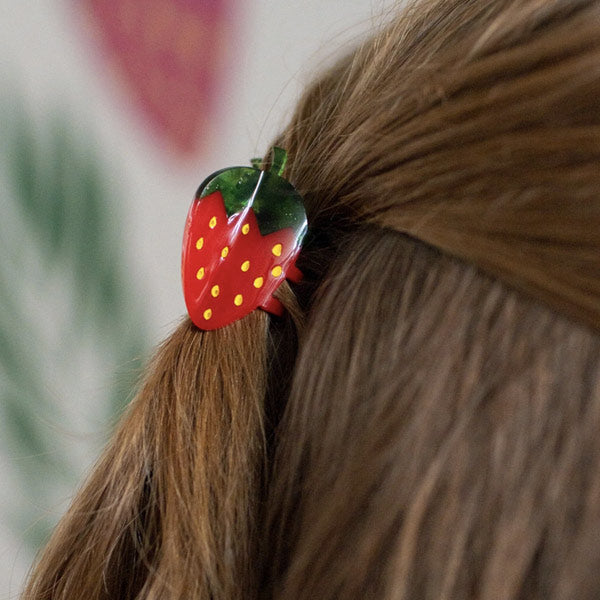 Mini Strawberry Hair Claw