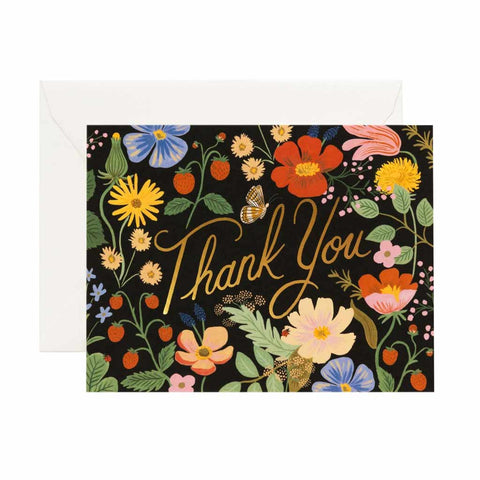 Strawberry Fields Thank You Card