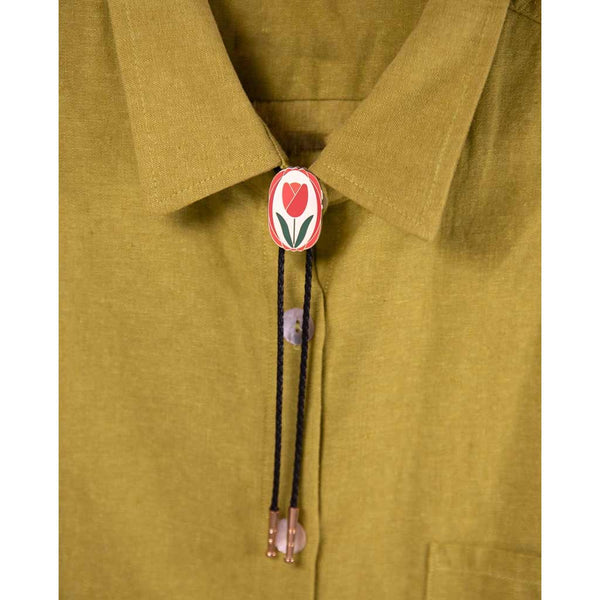 Tiny Deer Bolo Tie