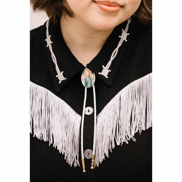 Tiny Deer Bolo Tie