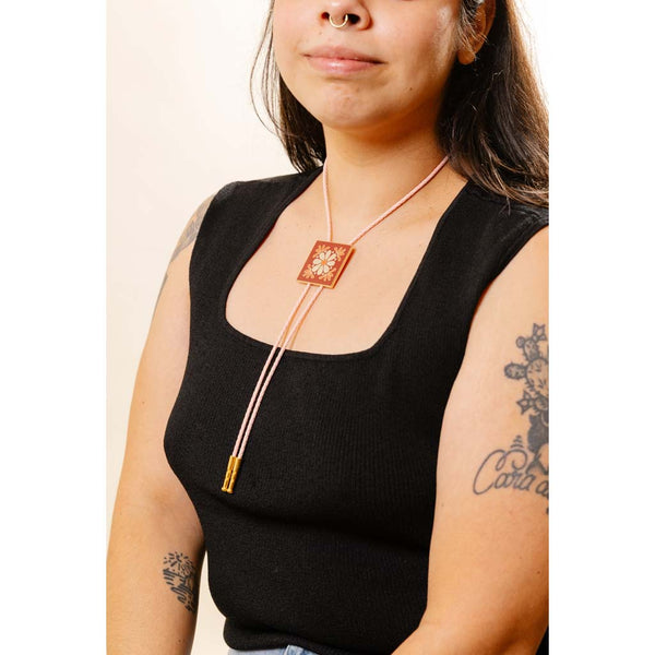 Tiny Deer Bolo Tie