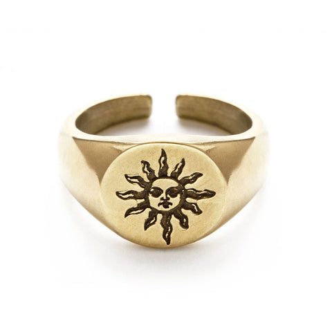 El Sol Signet Ring