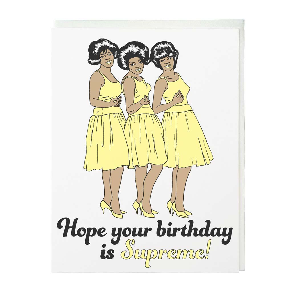 Supreme Birthday Silkscreened Card