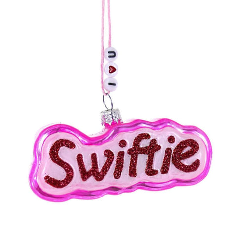 Swiftie Ornament - Pink Letters