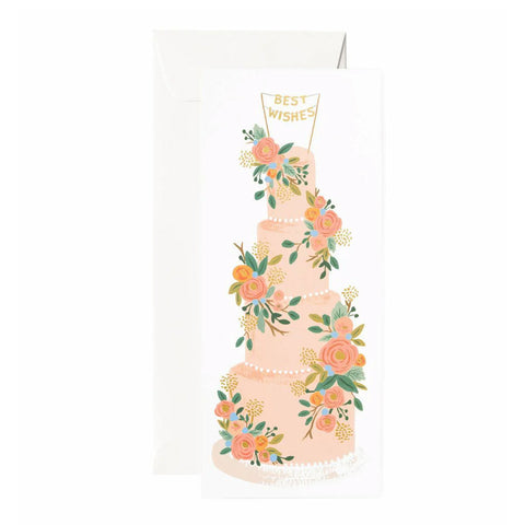 Tall Wedding Cake No. 10 Card