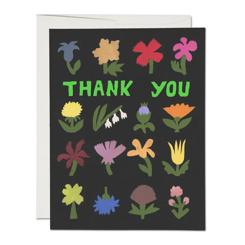 Little Flowers Thank You Card