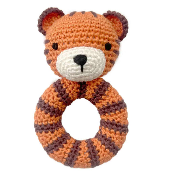 Crochet Ring Rattles - City Bird 