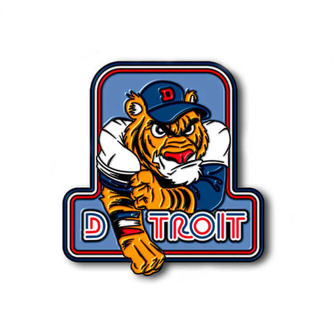 Tough Tiger Enamel Pin