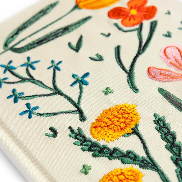 3P4 Embroidered Journal