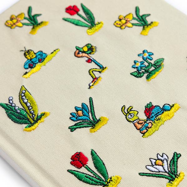 3P4 Embroidered Journal