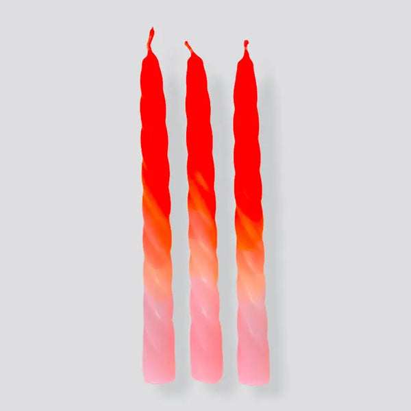 Dip Dye Candle - Twisted