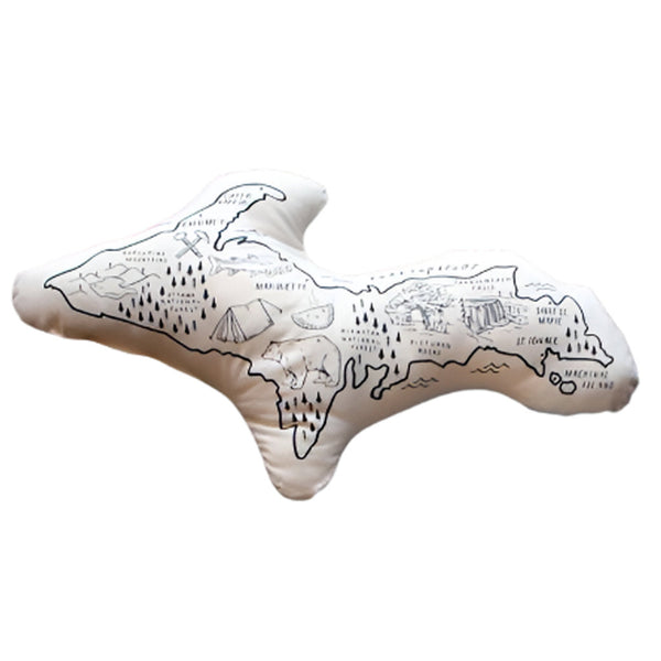 State of Michigan Pillow