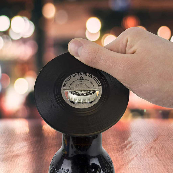 Vinyl Record Bottle Opener