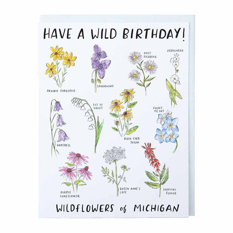 Wild Birthday Offset Card