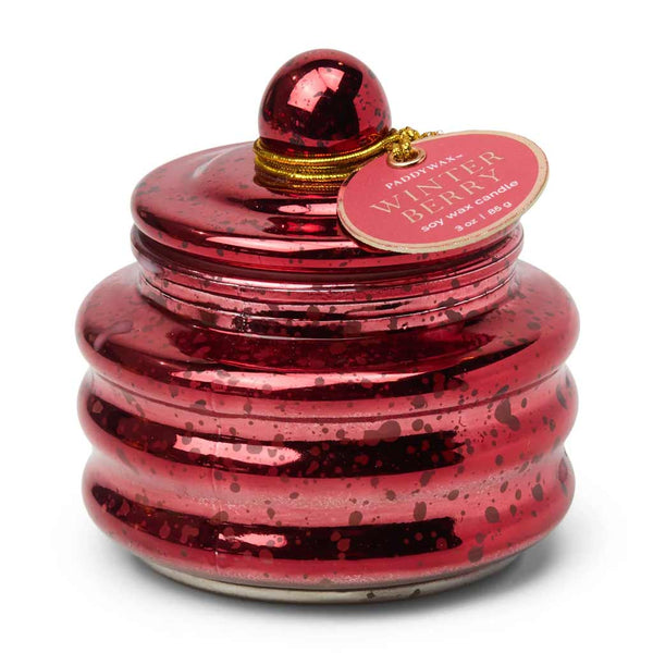 Holiday Beam Glass Candle -  3oz