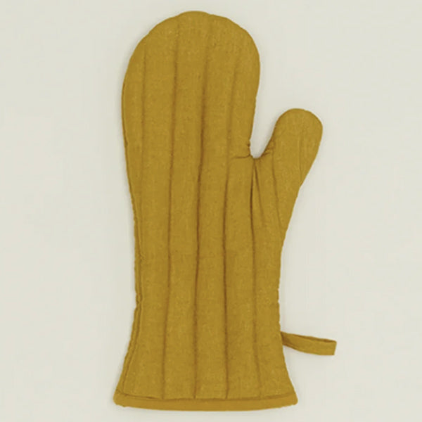 Simple Linen Oven Mitts