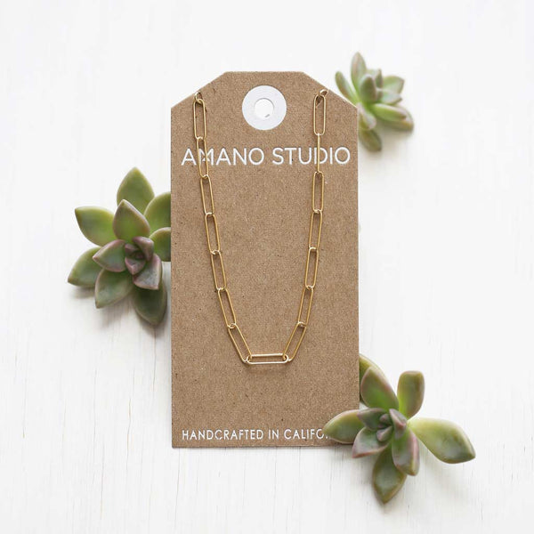 Paperclip Chain Necklace