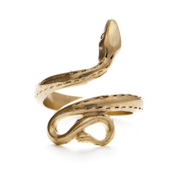 Golden Serpent Ring