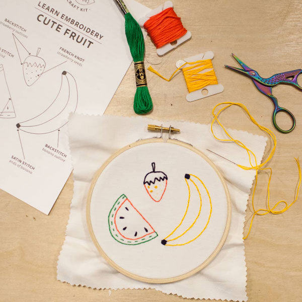 Embroidery Craft Kits - City Bird 