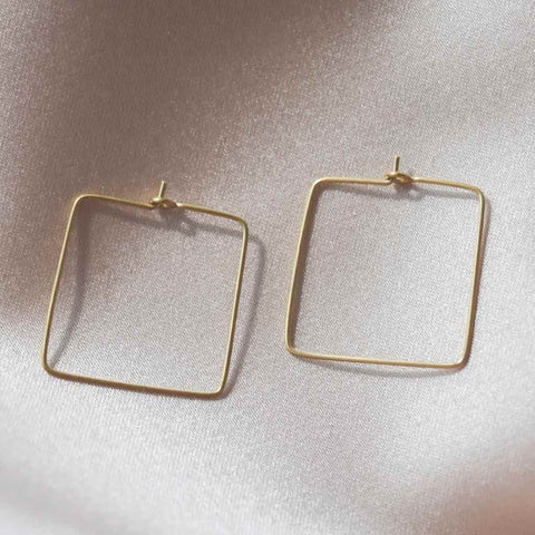 Square Hoop Earring