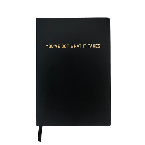 You've Got What It Takes Dotted Journal - Black
