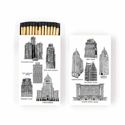 Buildings of Detroit Matches - City Bird 