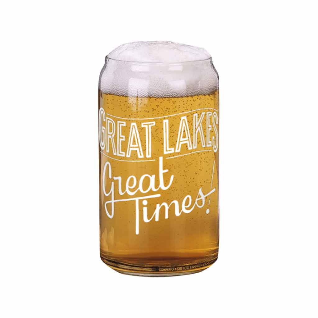 Great Lakes Great Times Beer Can Glass - City Bird 