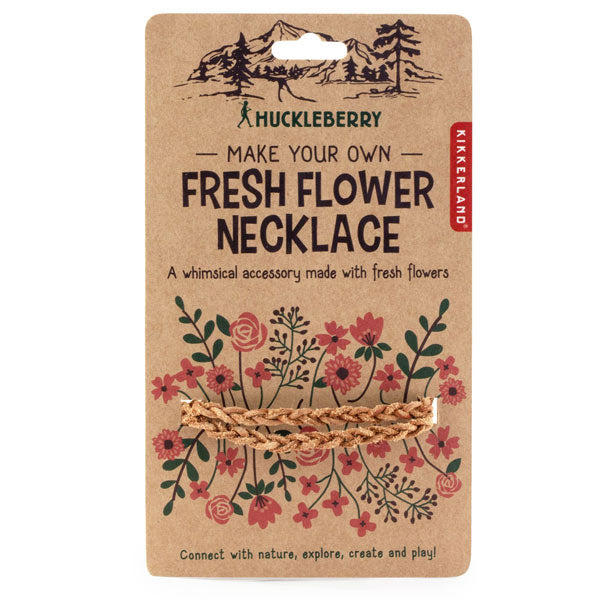 Huckleberry Fresh Flower Necklace