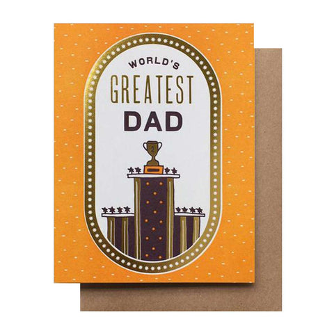 World's Greatest Dad Card