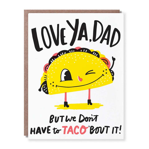 Taco Dad Card