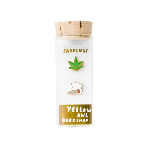 Weed Earrings - City Bird 