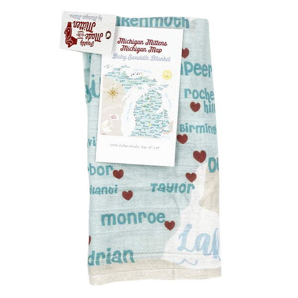 MI Baby Swaddle Blanket - City Bird