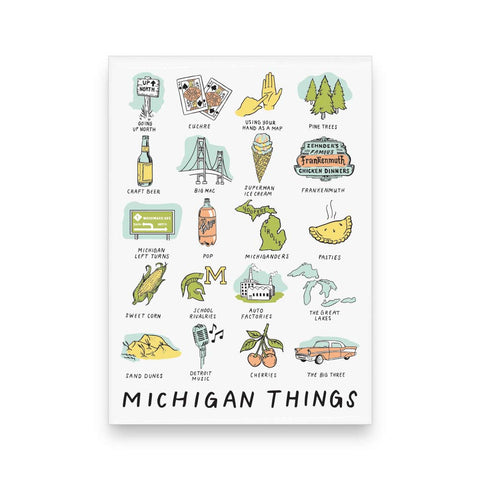 Michigan Things Magnet - City Bird 
