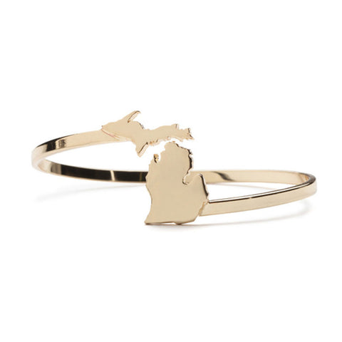 Michigan Wrap Bracelet Gold - City Bird 