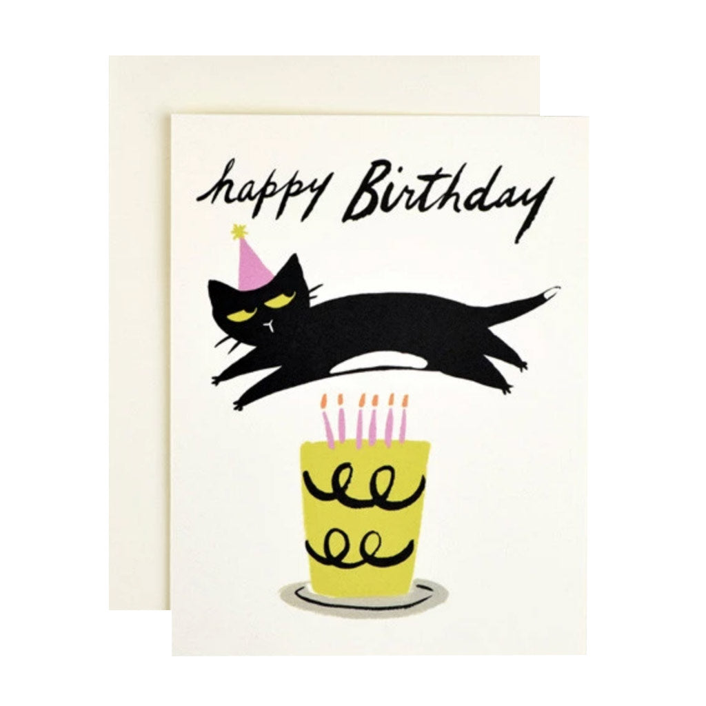 Cat Candles Card Card - City Bird 