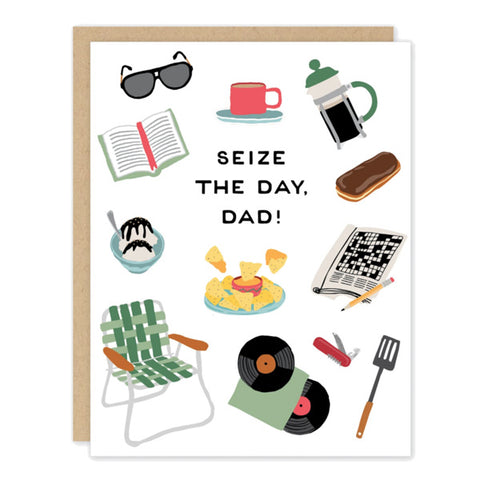 Dad Seize the Day Card - City Bird 
