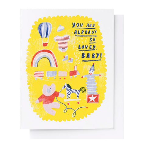 So Loved, Baby! - Riso Card