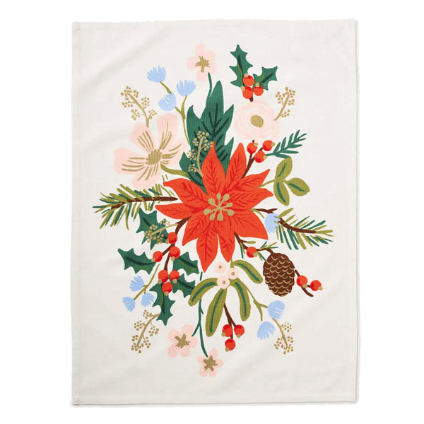 Holiday Bouquet Tea Towel