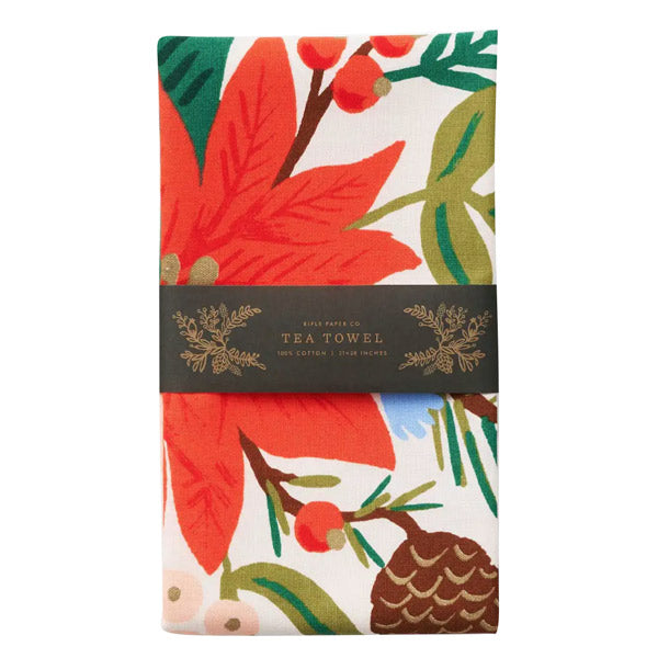 Holiday Bouquet Tea Towel