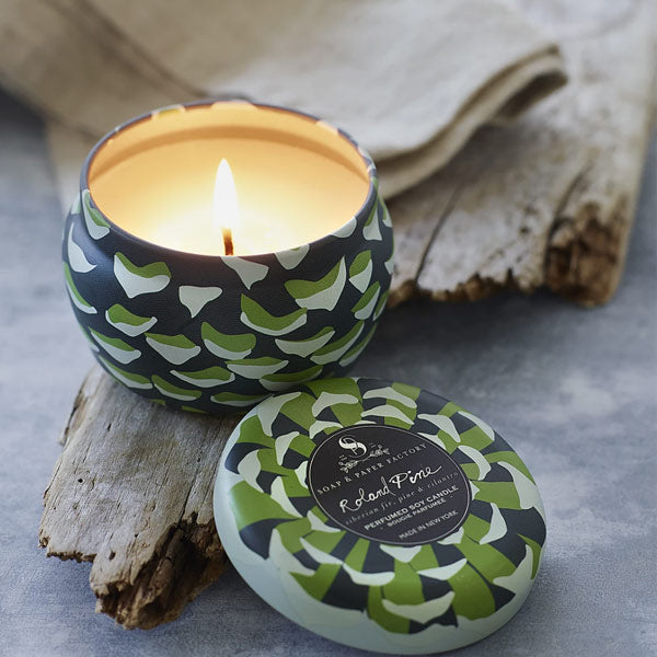 RP 3 oz. Roland Pine Tin Soy Candle