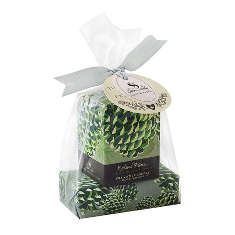 Roland Pine Large Soy Candle & Soap Gift Set