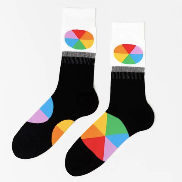 Men's Crew Socks - Color Wheel