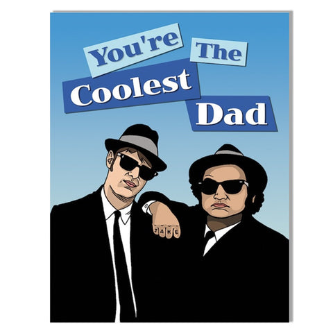Coolest Dad Blues Bros Card