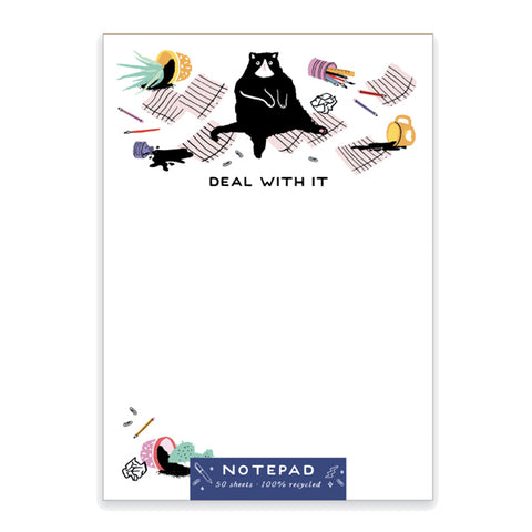 Notepad - Deal With It Cat