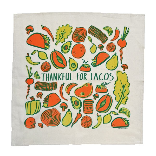 Thankful for Tacos Tea Towel