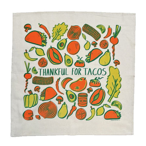 Thankful for Tacos Tea Towel