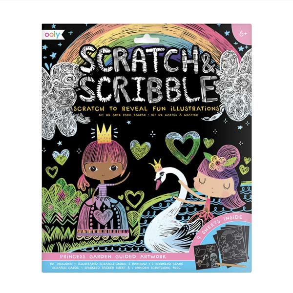 Large Scratch & Scribble Art Kits